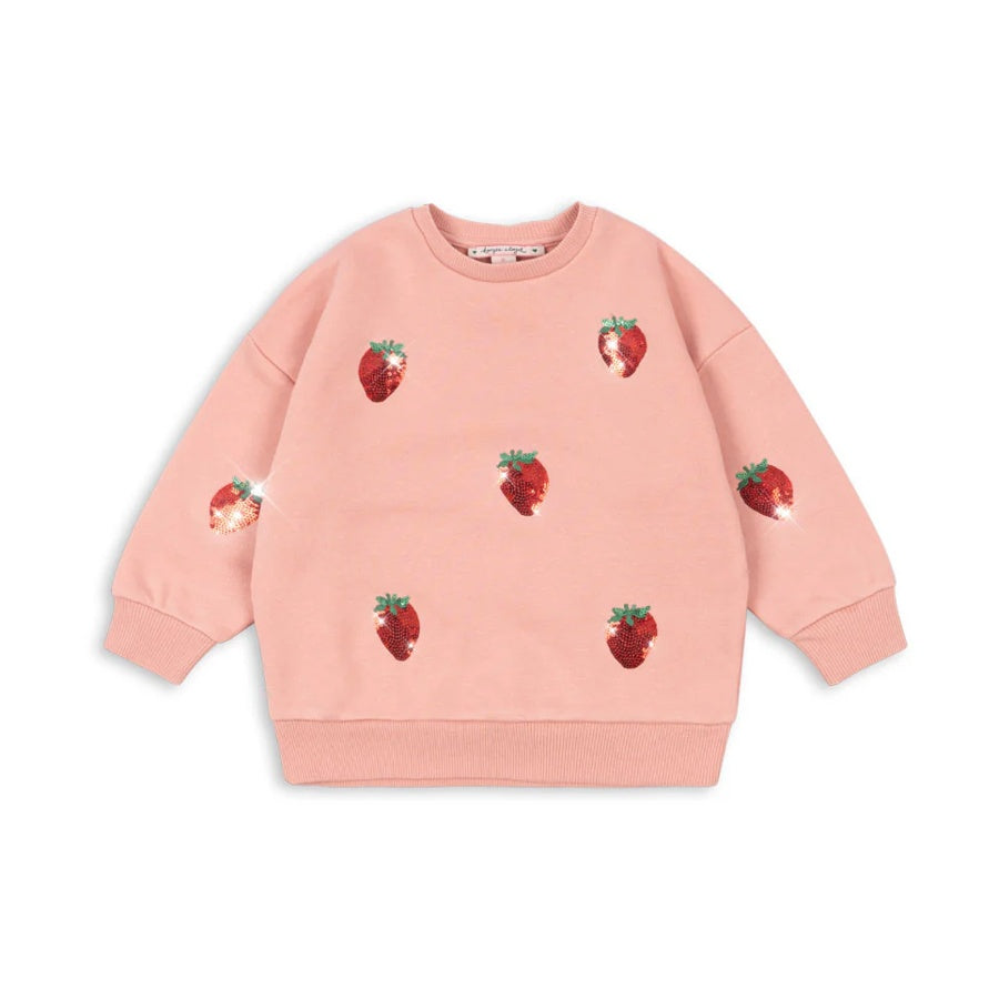 Konges Slojd  LOU SEQUIN SWEATSHIRT MELLOW ROSE