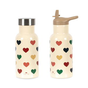 KONGES SLOJD Trinkflasche bon coeur coloré