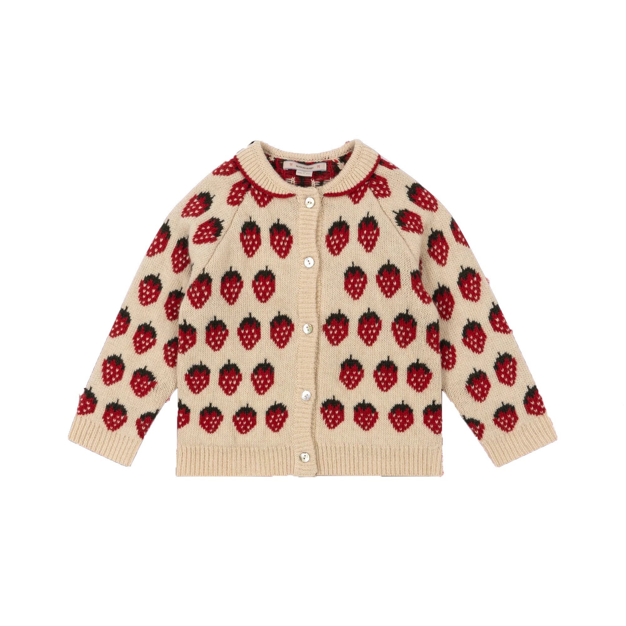 Konges Slojd belou strickjacke - strawberry