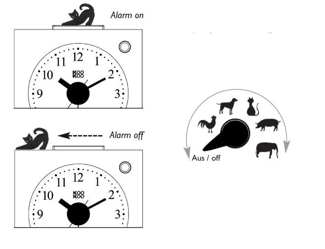 KooKoo Kinderwecker KidsAlarm weiß