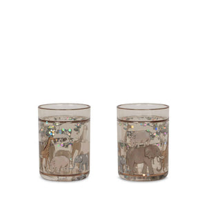 KONGES SLOJD 2ER SET GLITZERBECHER safari