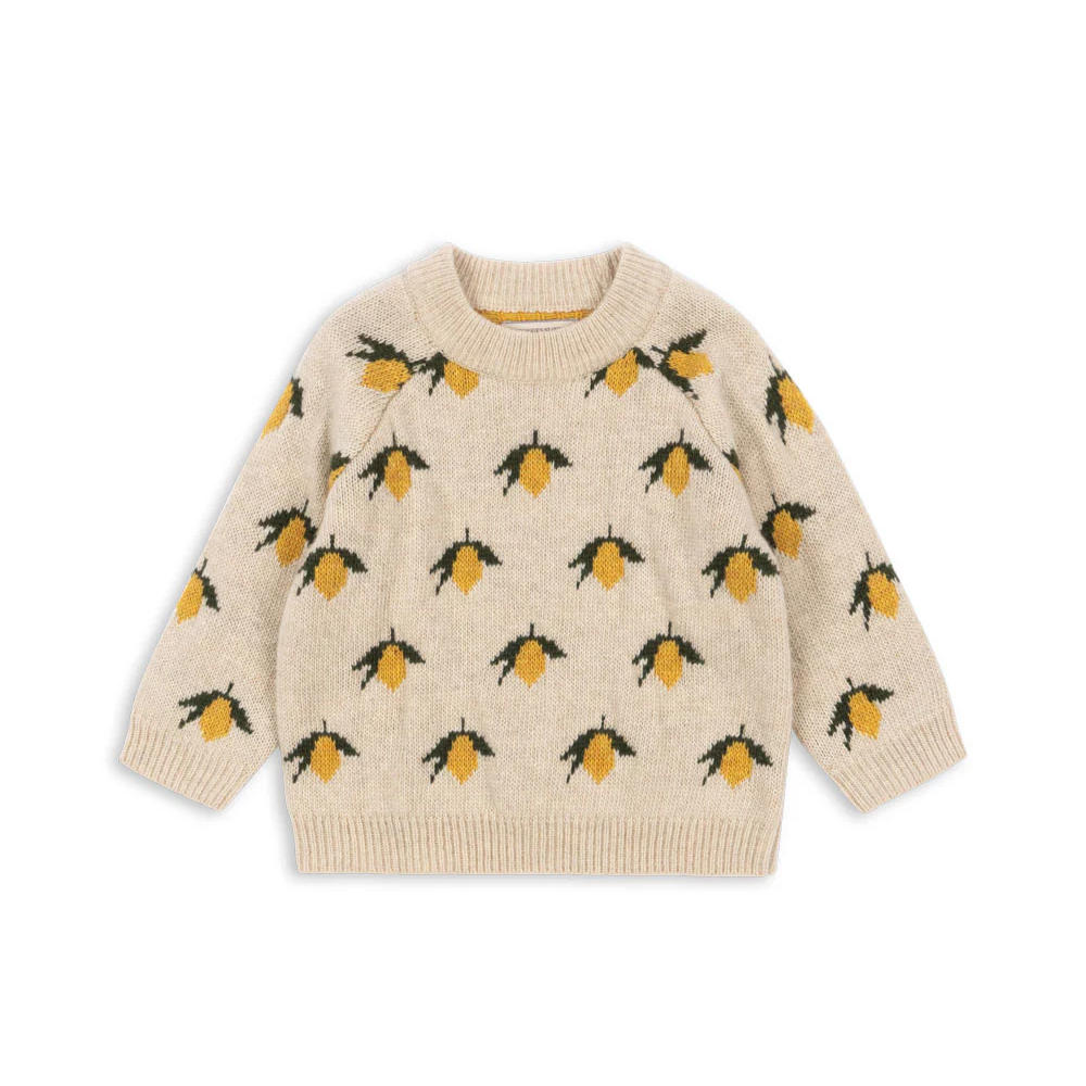 Konges Slojd Belou Strickpulli lemon