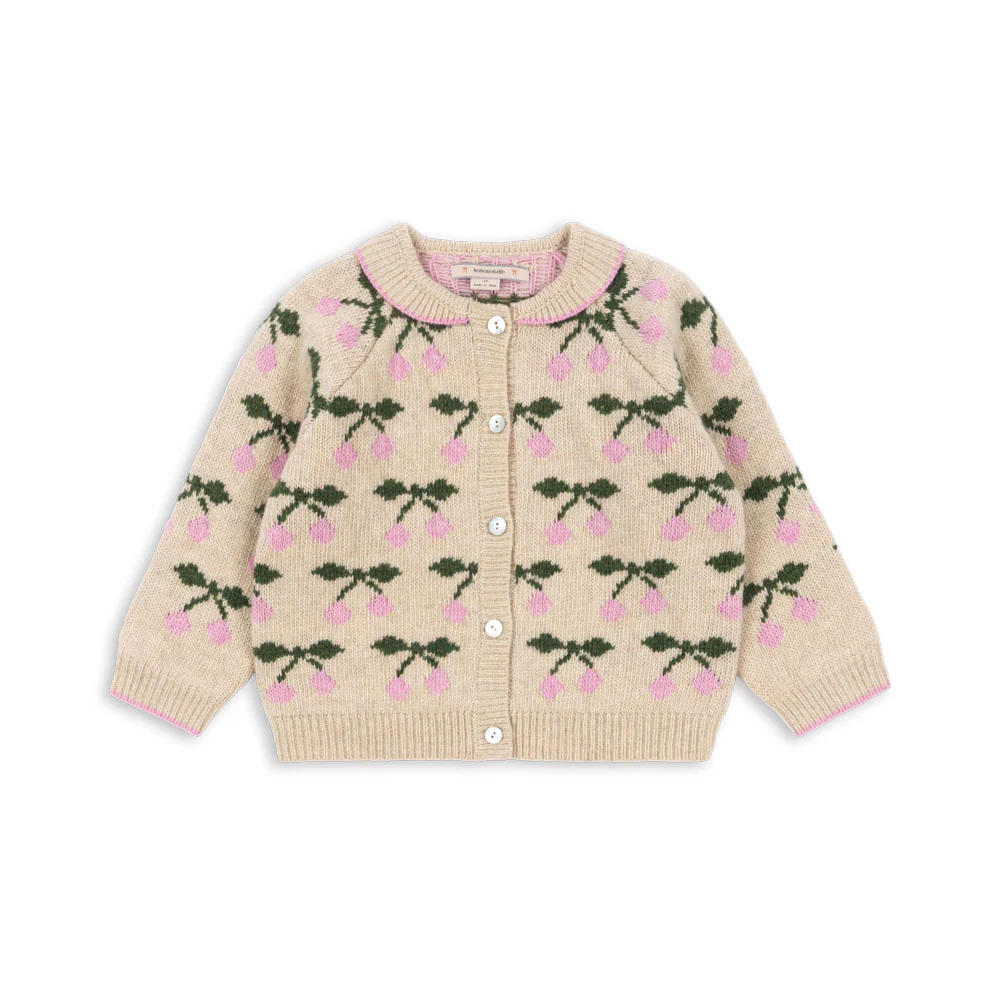 Konges Slojd Belou Strickjacke cherry