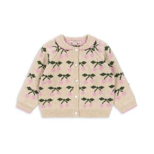 Konges Slojd Belou Strickjacke cherry