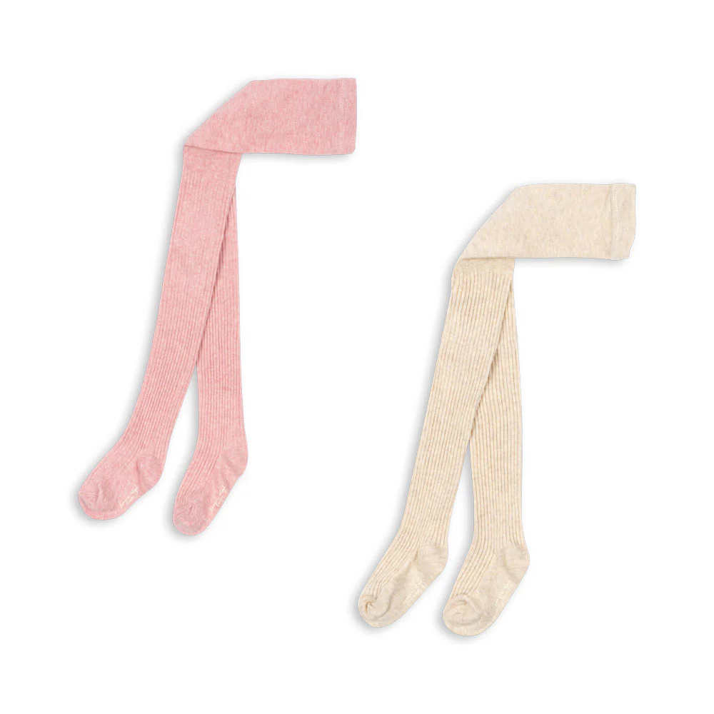 KONGES SLOJD 2ER SET Strumpfhosen rose mix