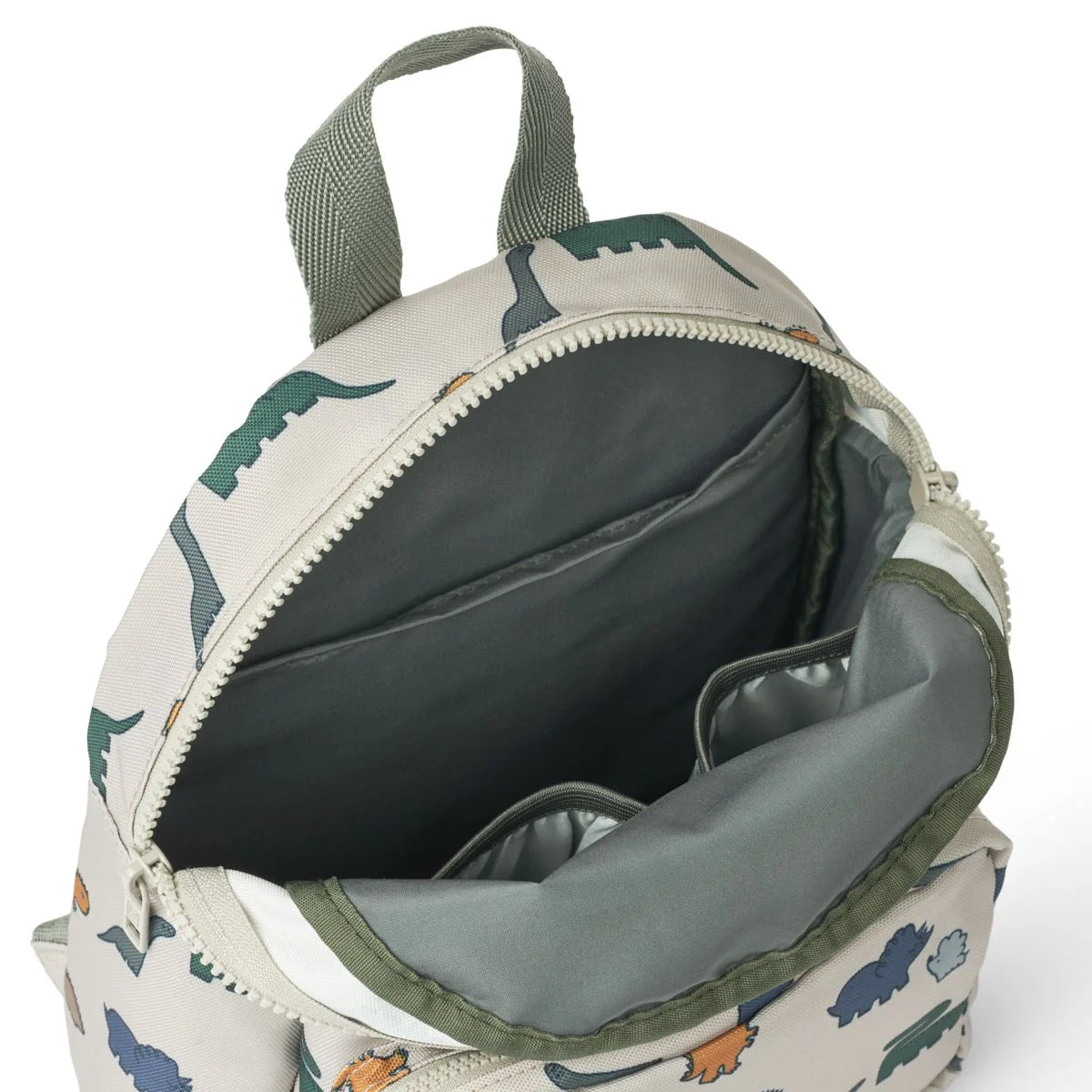 LIEWOOD ALLAN RUCKSACK MEDIUM DINOSAURS / MIST