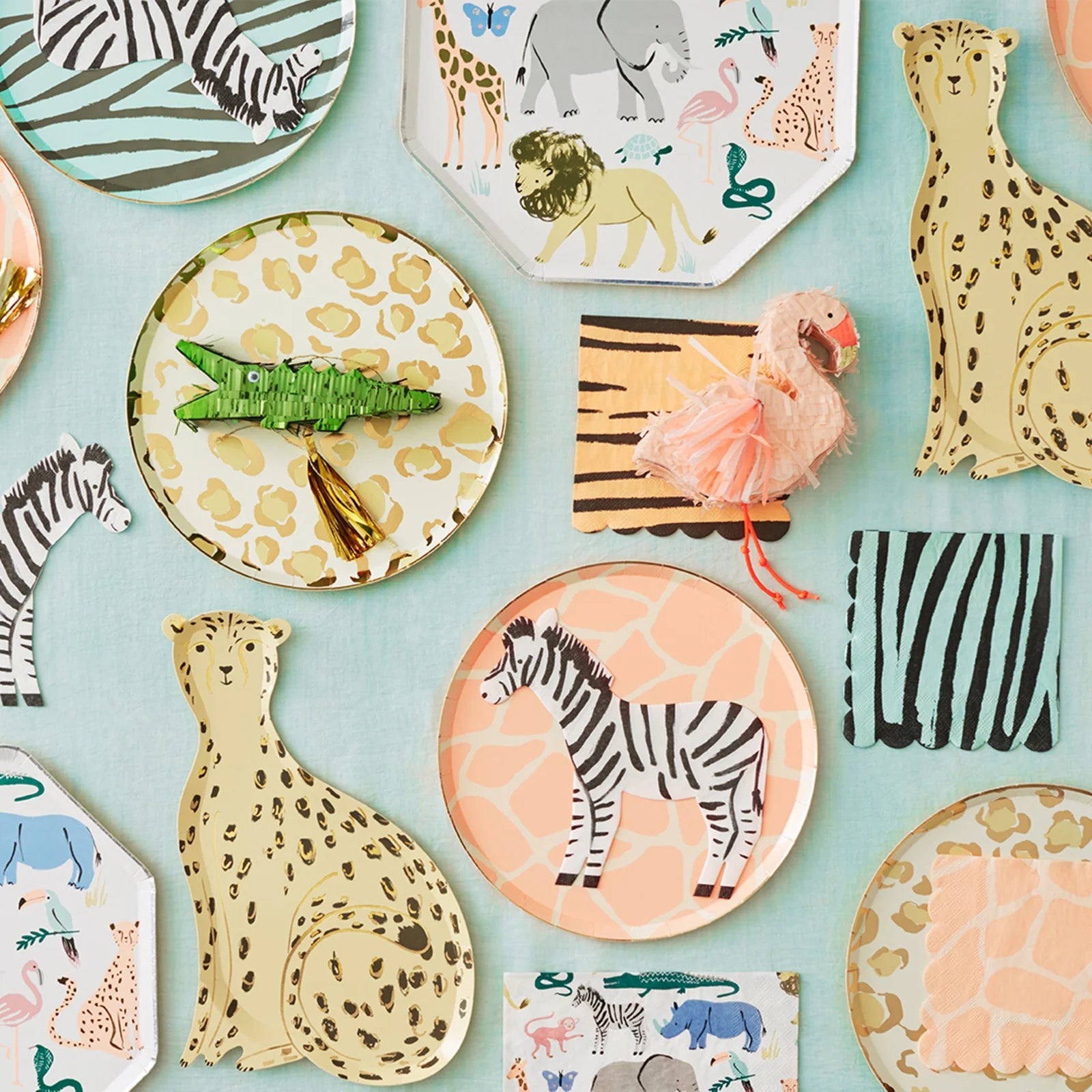 Meri Meri Servietten Safari Animal Print klein (16x)