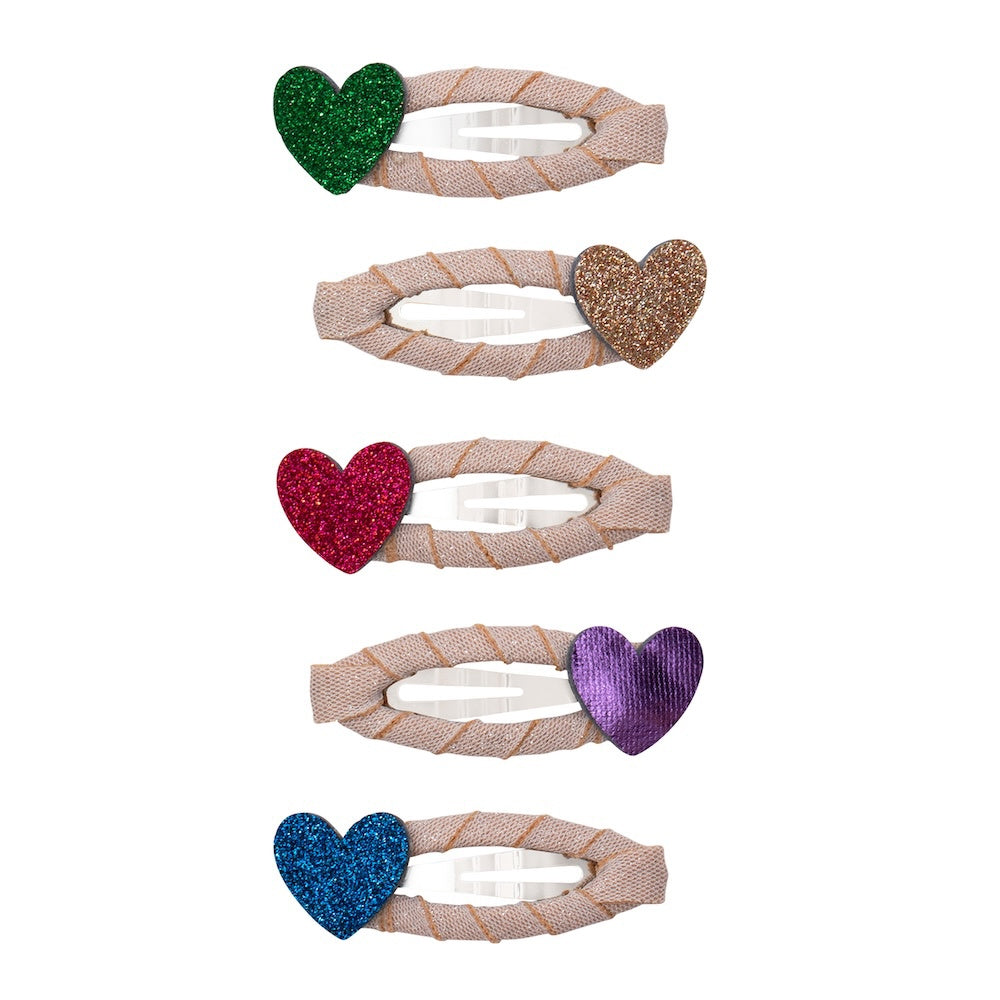 Mimi & Lula Jazzy heart mini hAARSPANGEN