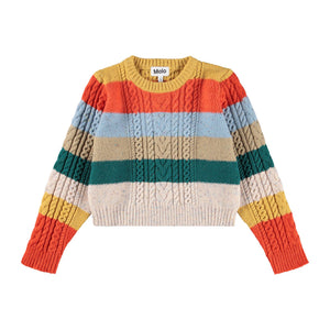 MOLO STRICKPULLI Gerdis Ski Stripe