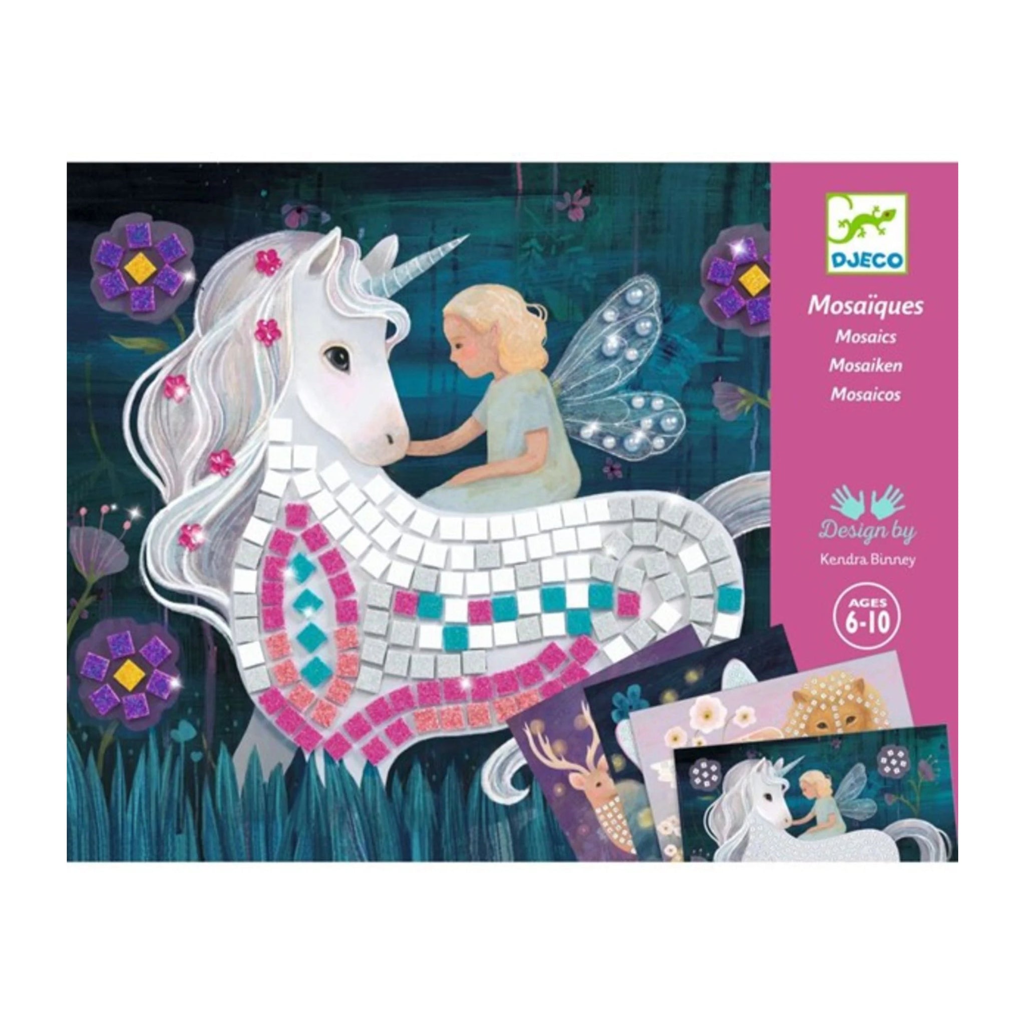 DJECO Mosaik Glitzer die verzauberte Welt