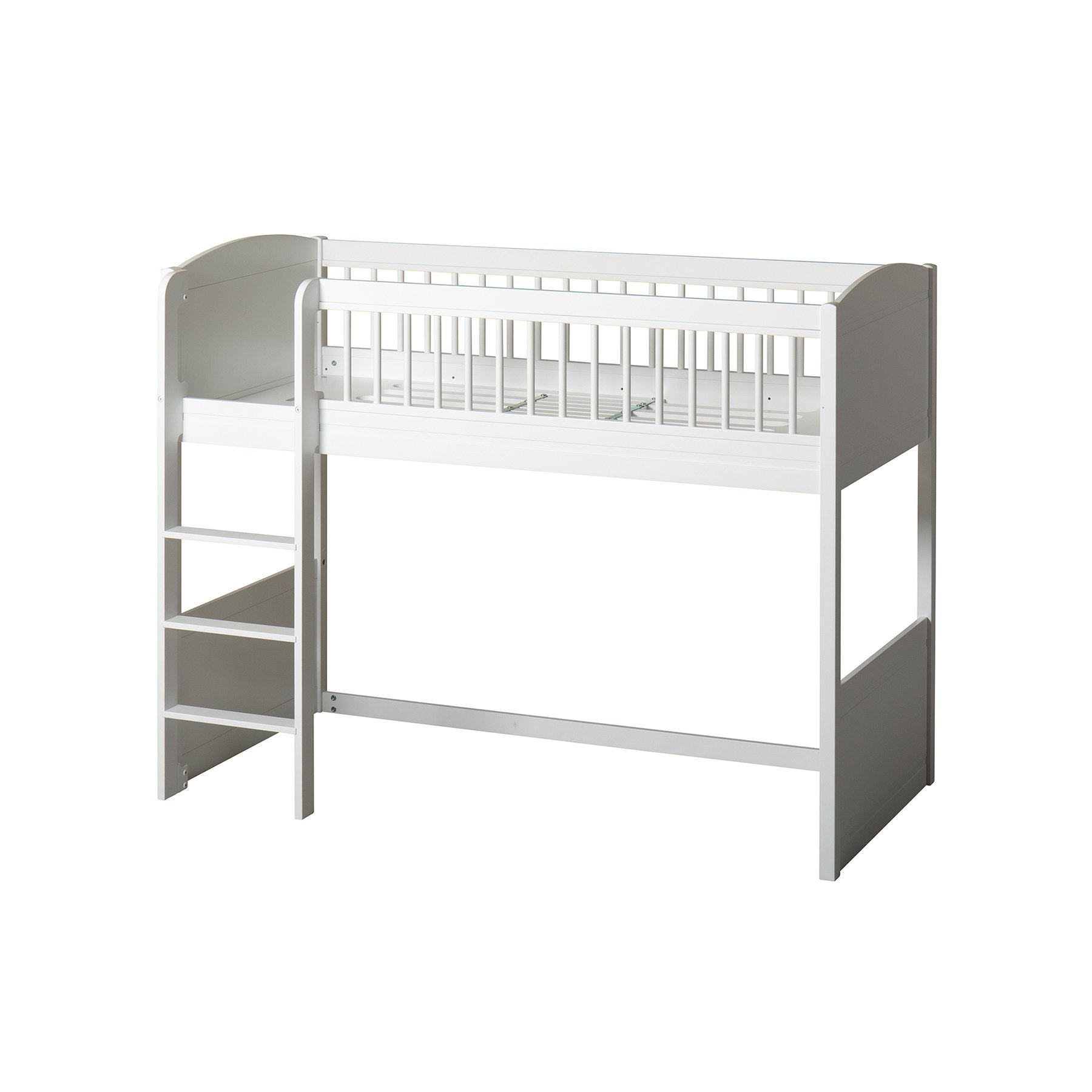 Oliver furniture Seaside Collection halbhohes Hochbett 68x168cm weiß