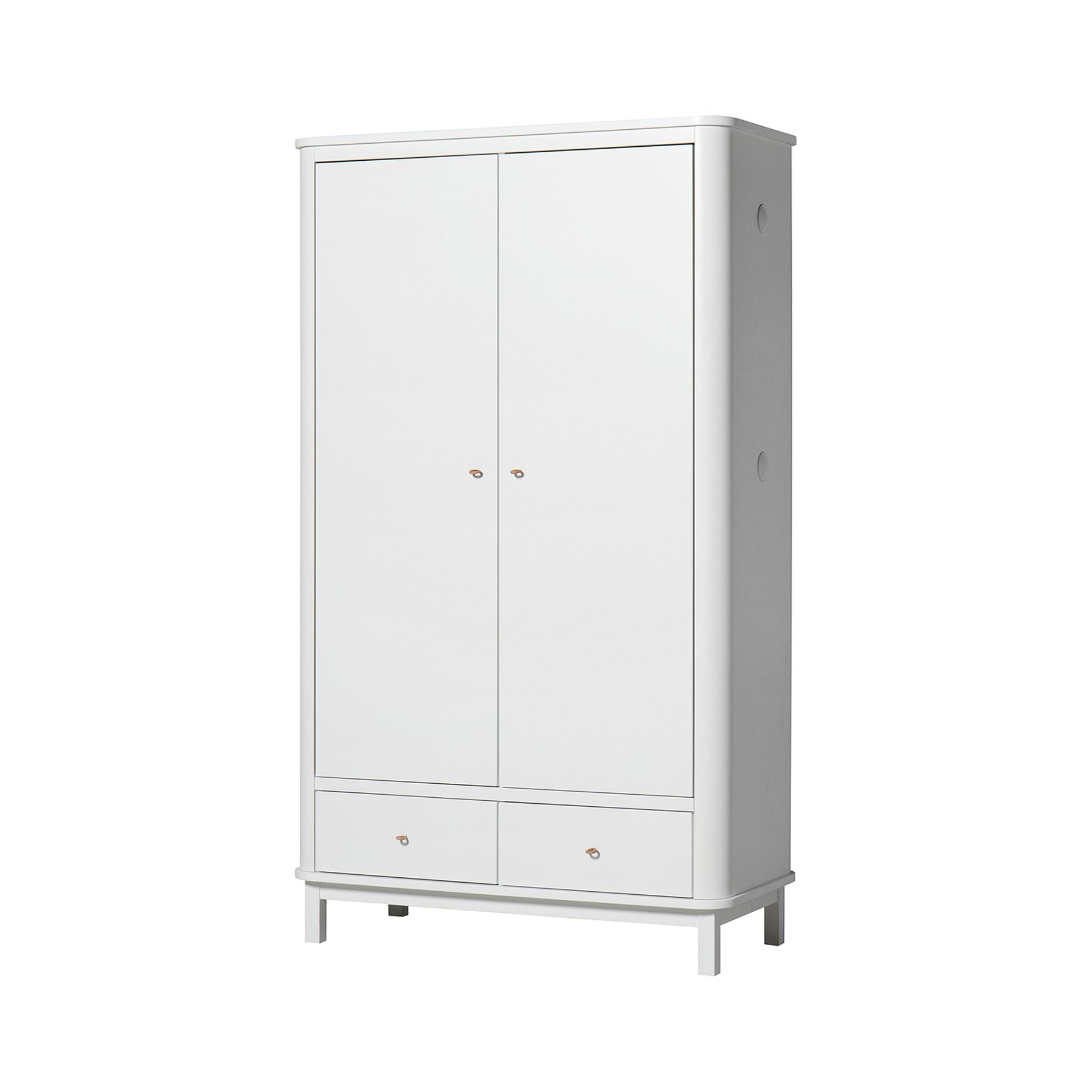 Oliver Furniture Wood Collection Kleiderschrank, 2-türig, weiß