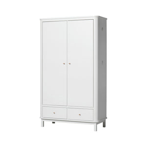 Oliver Furniture Wood Collection Kleiderschrank, 2-türig, weiß