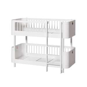 Oliver Furniture Wood Collection Mini+ halbhohes Etagenbett, weiß