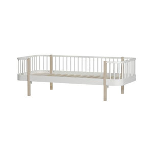 Oliver furniture Wood Collection Bettsofa 90x200 cm weiß/Eiche