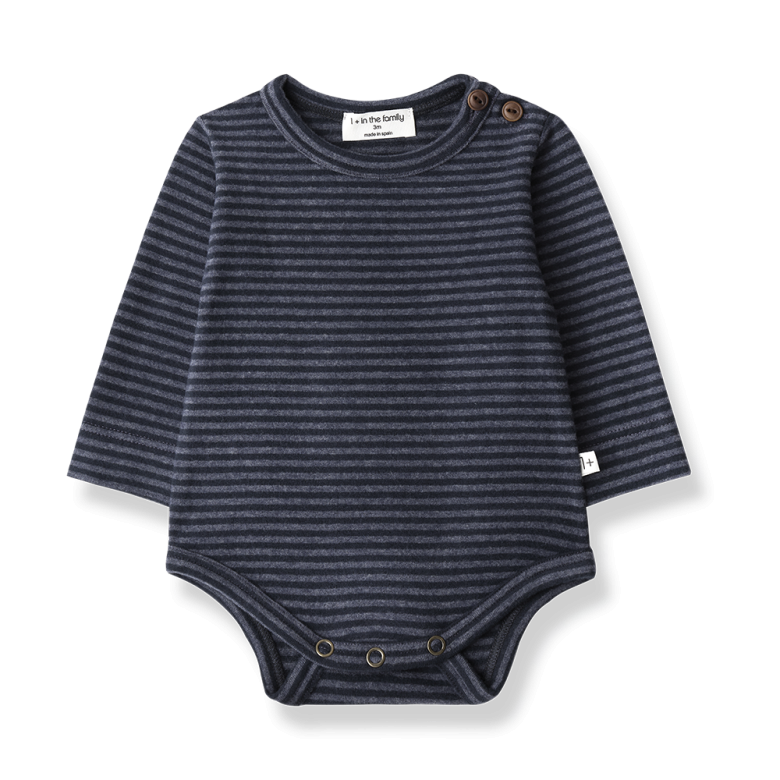 1+ in the family Adam Body langarm denim Gestreift