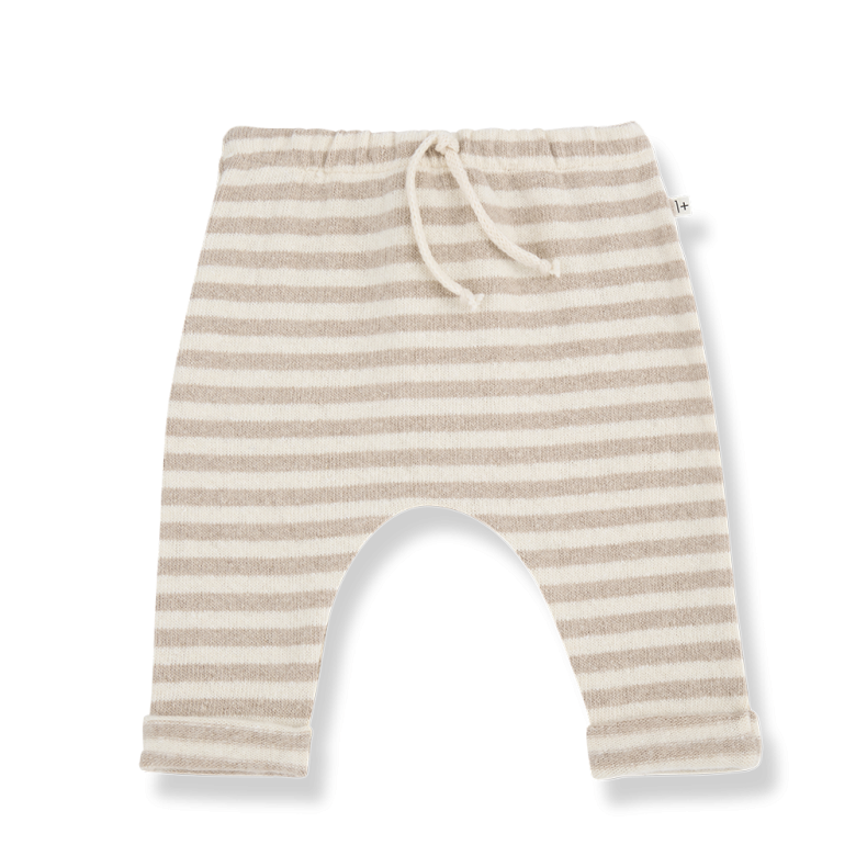 1+ in the family Vicens-Hose beige gestreift