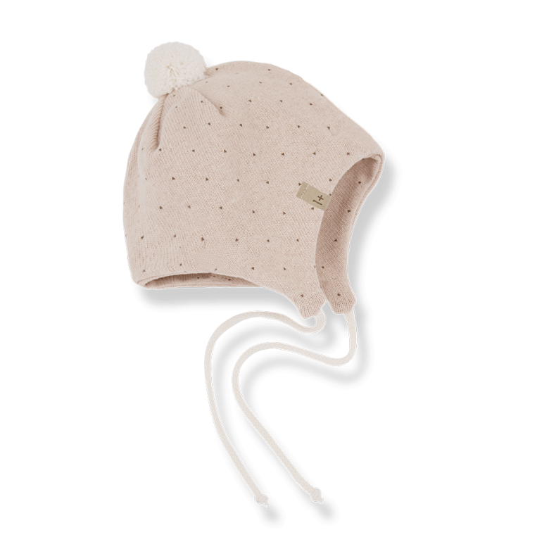 1+ IN THE FAMILY BEANIE BABYMÜTZE carlota nude mit Bommel