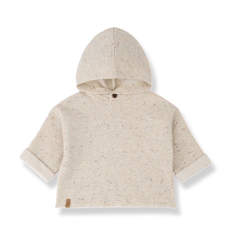 1+ IN THE FAMILY  Bernard Kapuzenweatshirt | Beige meliert