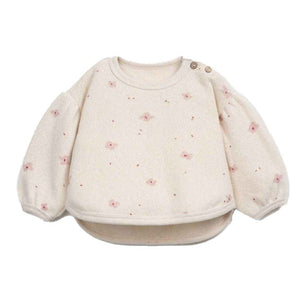 play up Baby Sweater mit blumen