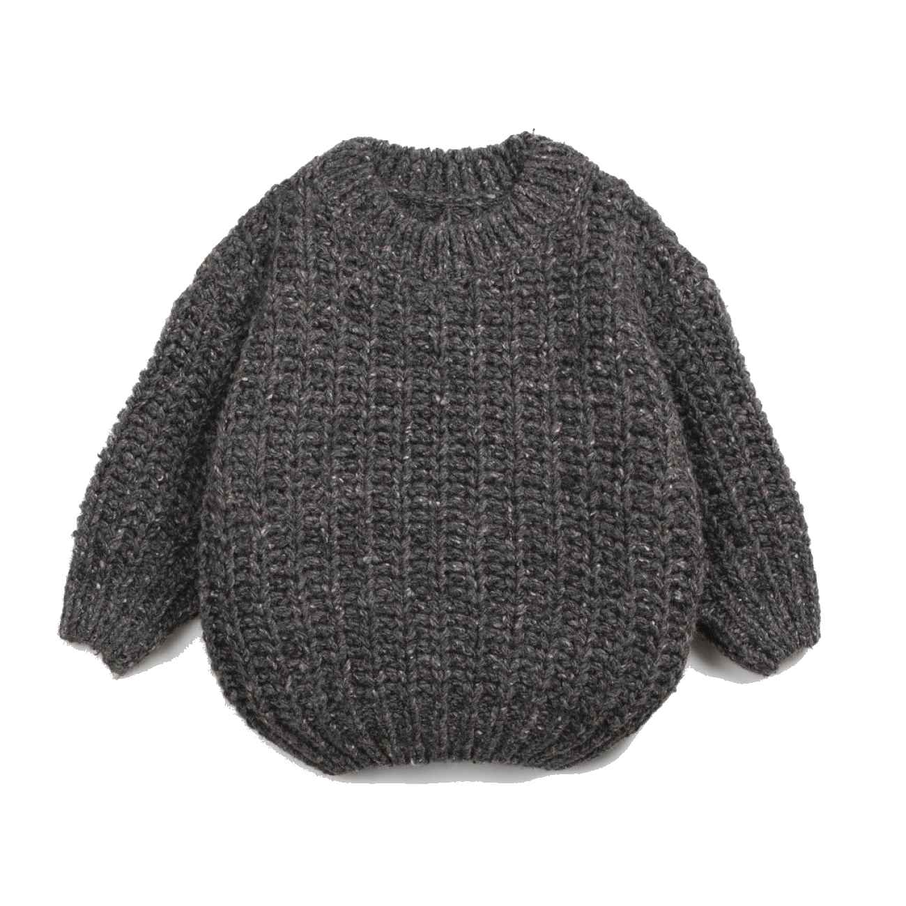 play up Baby Strickpulli grafite