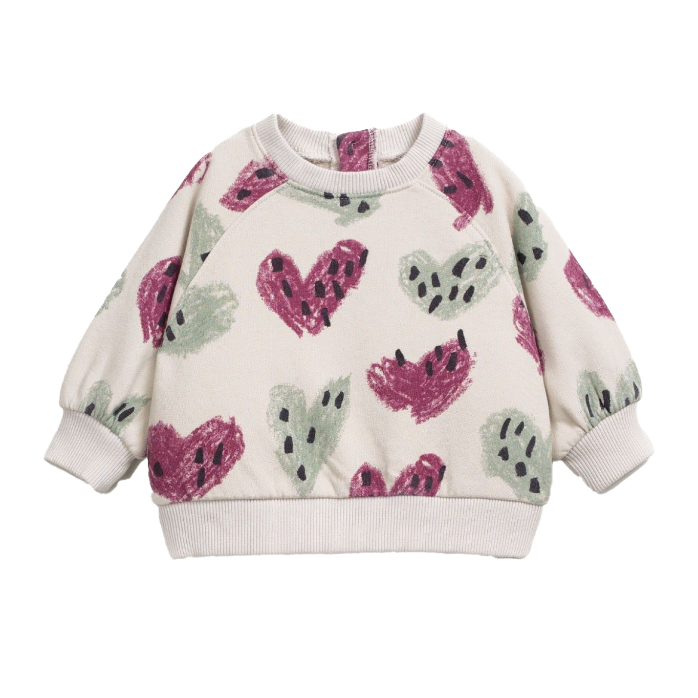 PLAY UP Sweatshirt Herzen tones