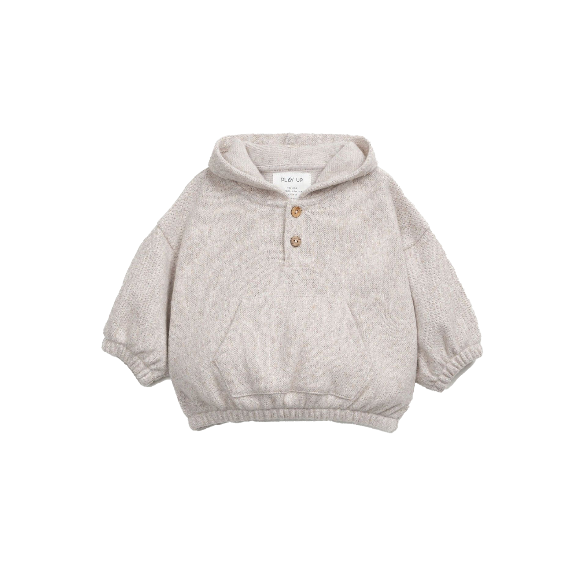 PLAY UP KAPUZENSWEATSHIRT BEIGE