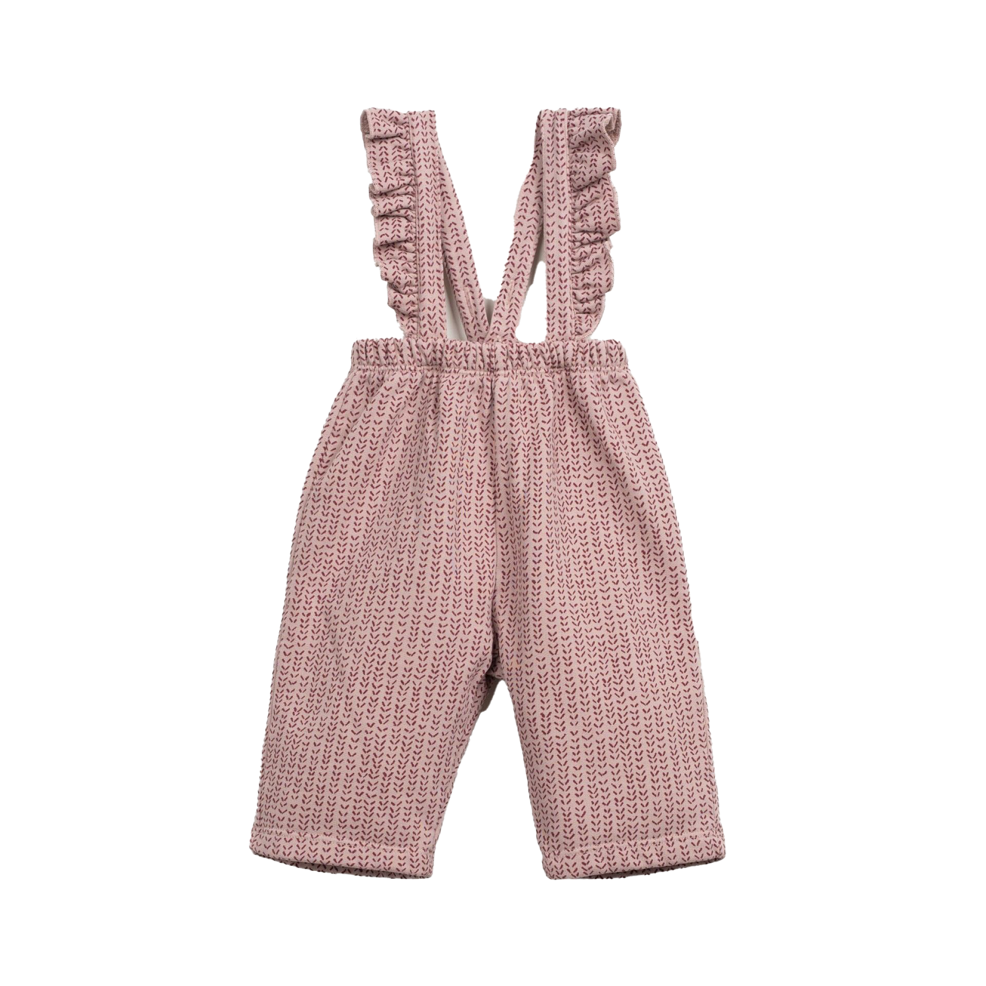 PLAY UP Sweathose mit Träger rose mit Muster