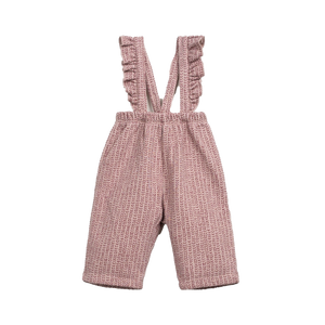 PLAY UP Sweathose mit Träger rose mit Muster