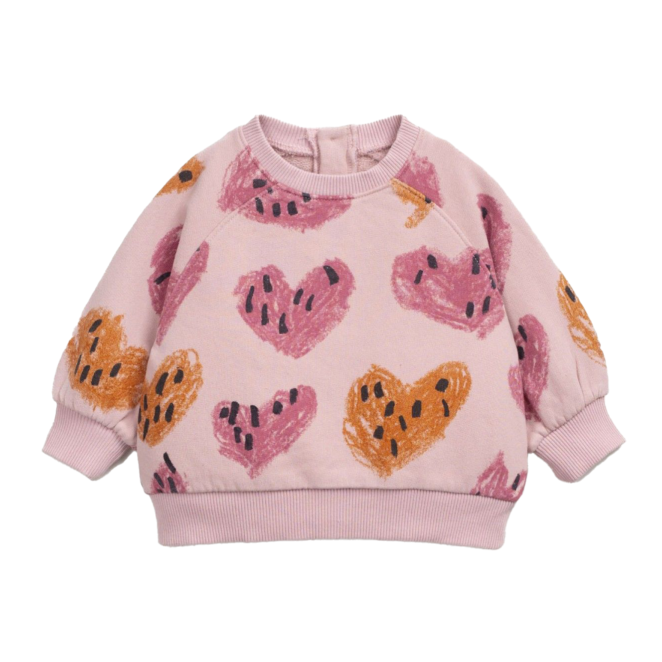 PLAY UP Sweatshirt Herzen rose