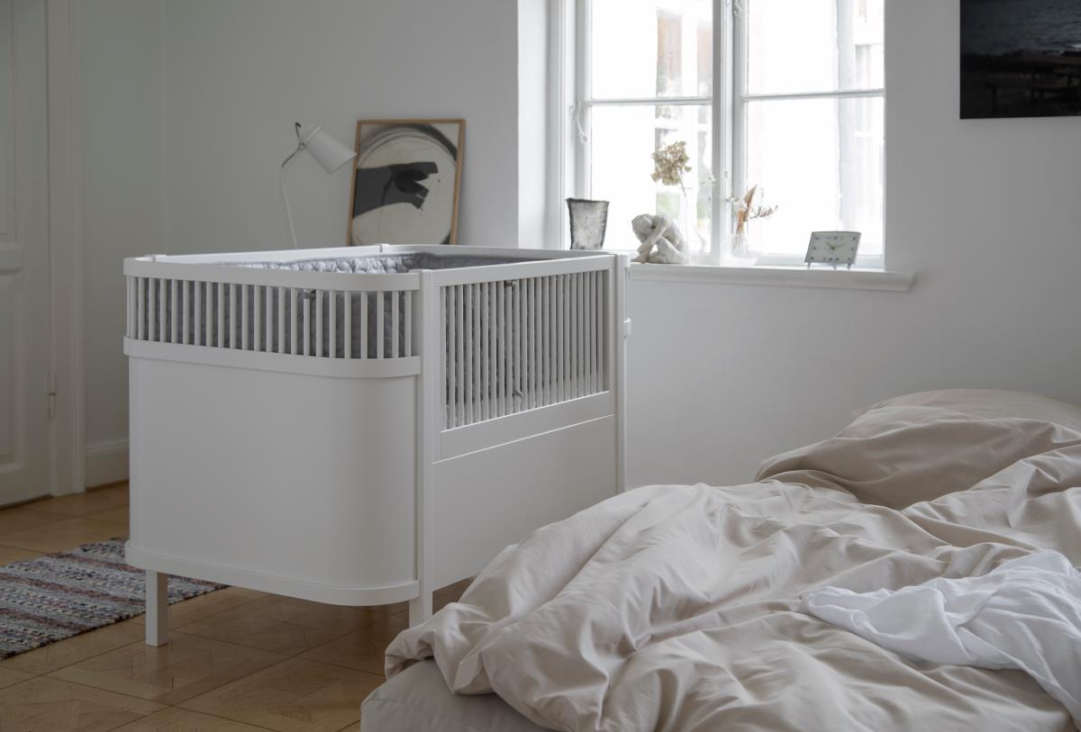 Sebra Baby- & Juniorbett weiß