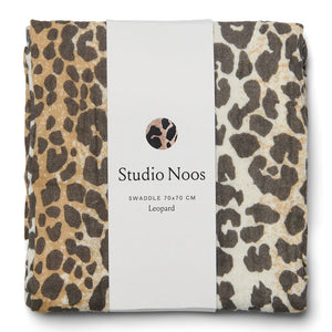 studio noos leopard Swaddle | 70x70 cm