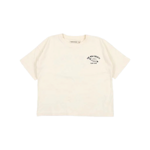 the new society T Shirt Saturno Vanilla Cream