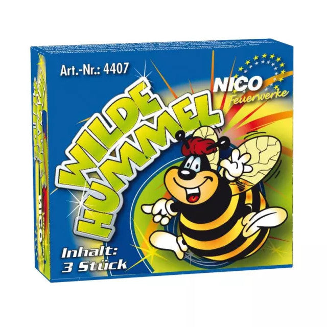 Wilde Hummel summende Bodenkreisel