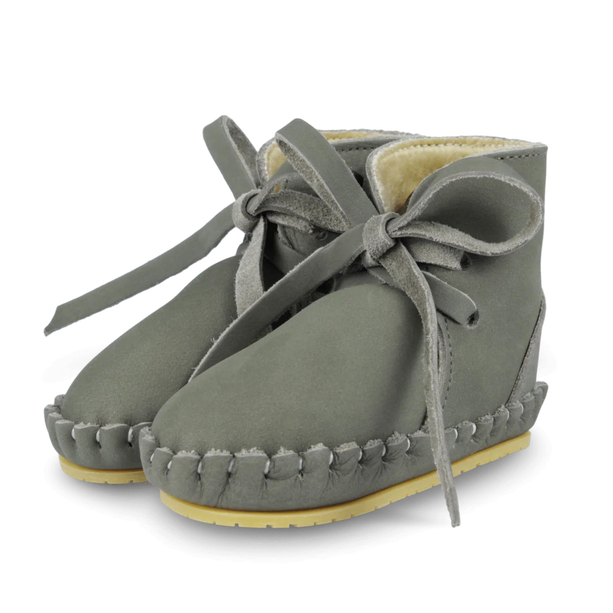 Donsje Pina BABY SCHUHE Classic Lining | Stone Nubuck