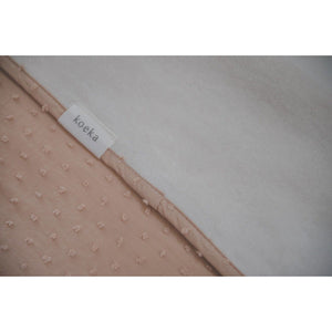 koeka babydecke cotton fleece napa desert sun