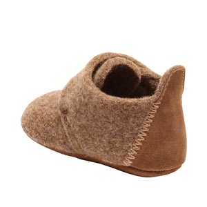 bisgaard baby wool hausschuh camel