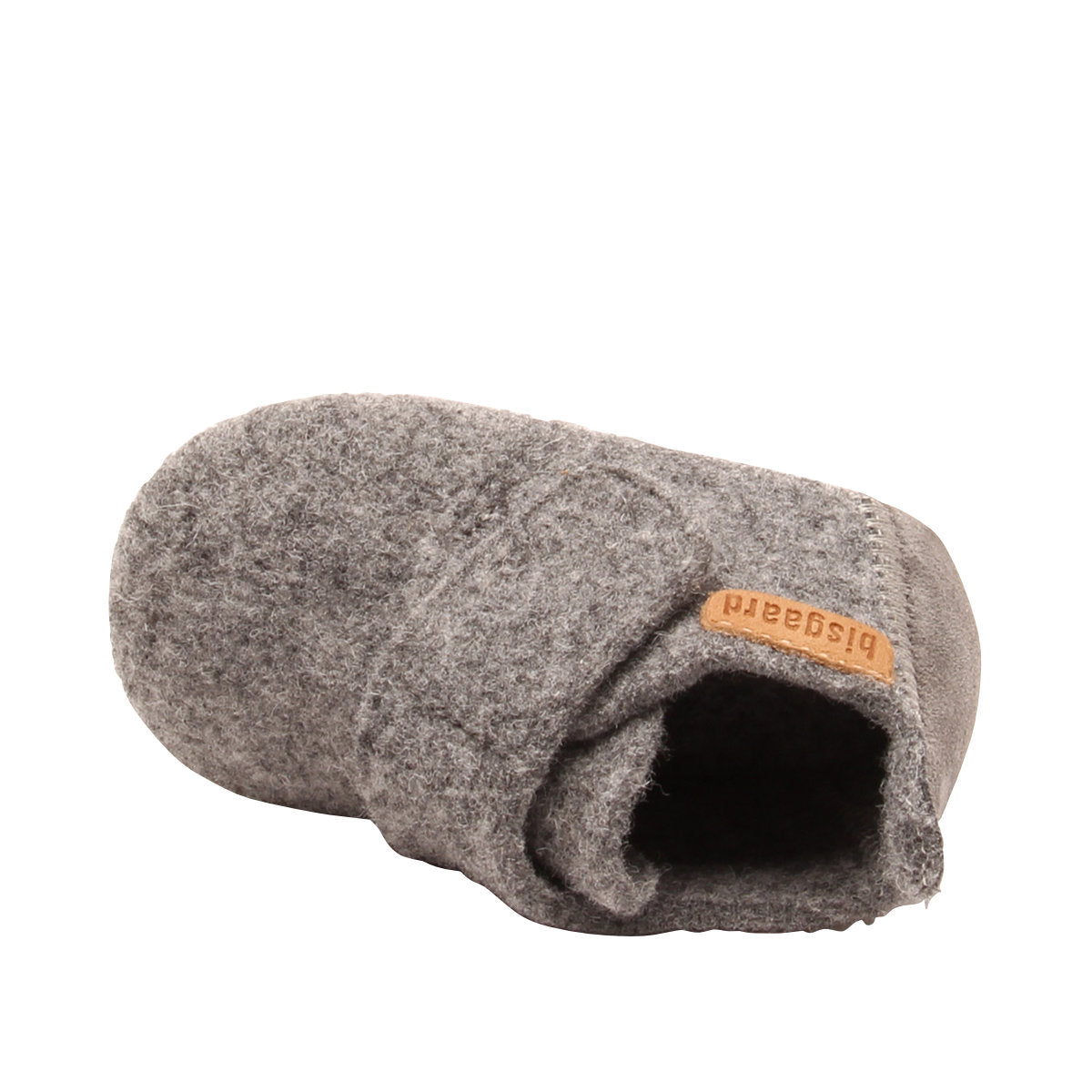 bisgaard baby wool hausschuh grey