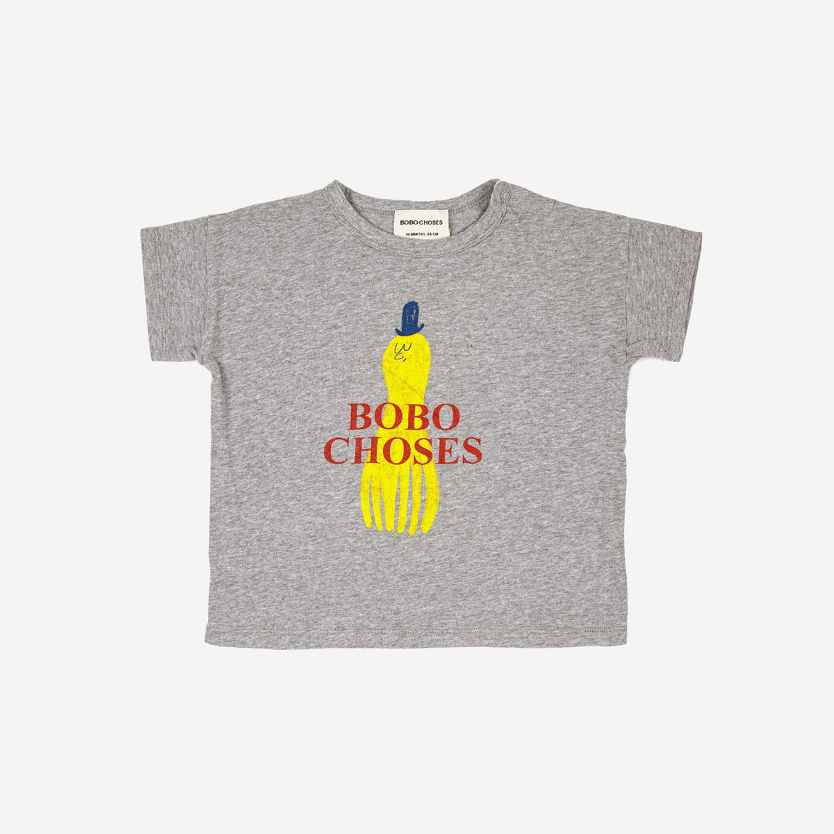 BOBO CHOSES T-Shirt mit GELBEN TINTENFISCH