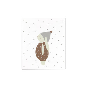 Ava&Yves Geschenk- und Adventskalendertütchen Set – Hase braun (Set mit 24 Tüten)