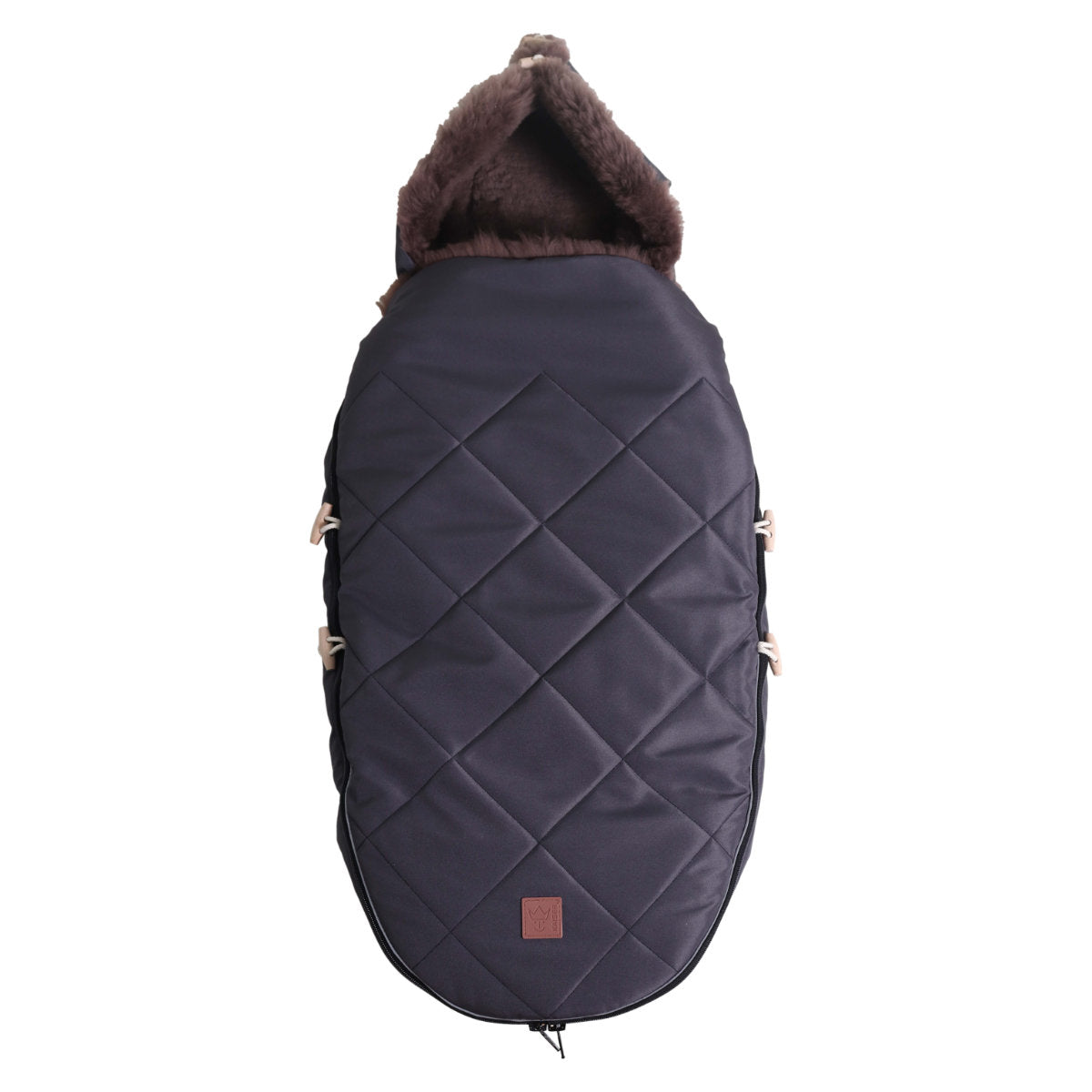 kaiser naturfellprodukte schlafsack KAISER "Toffee" Universal Lammfell-Fußsack "Toffee" anthracite – STEYBE FÜR KINDER