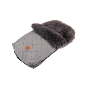 kaiser schlafsack lammfell Kaiser Lammfell Fußsack Nelly Lammfell: Early grey Stoff: Anthracite m – STEYBE FÜR KINDER