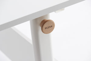 FLEXA Moby Schreibtisch weiß left up