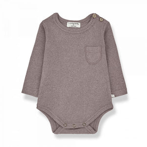 1+ in the family Body langarm mit Tasche Tono mauve