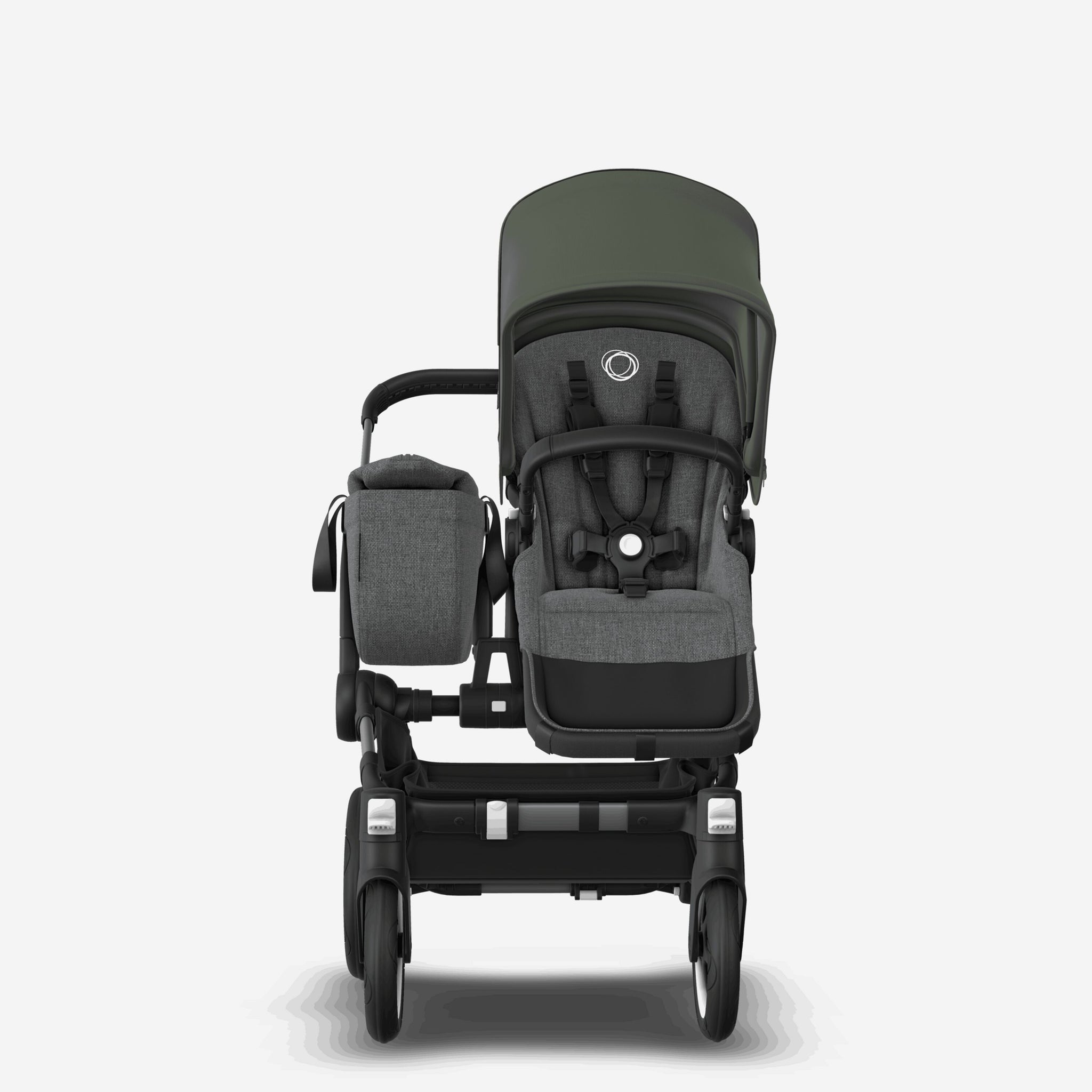 Bugaboo Donkey 5 Mono-Kinderwagen mit Liegewanne und Sitz waldgrün