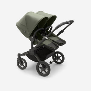 Bugaboo Donkey 5 Zwillingskinderwagen mit Sitz und Liegewanne grün