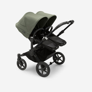 Bugaboo Donkey 5 Zwillingskinderwagen mit Sitz und Liegewanne waldgrün