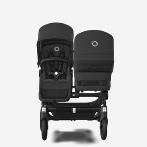 Bugaboo Donkey 5 Duo-Kinderwagen mit Liegewanne und Sitz schwarz