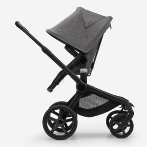 Bugaboo Fox 5 Kinderwagen mit Liegewanne und Sitz grau meliert