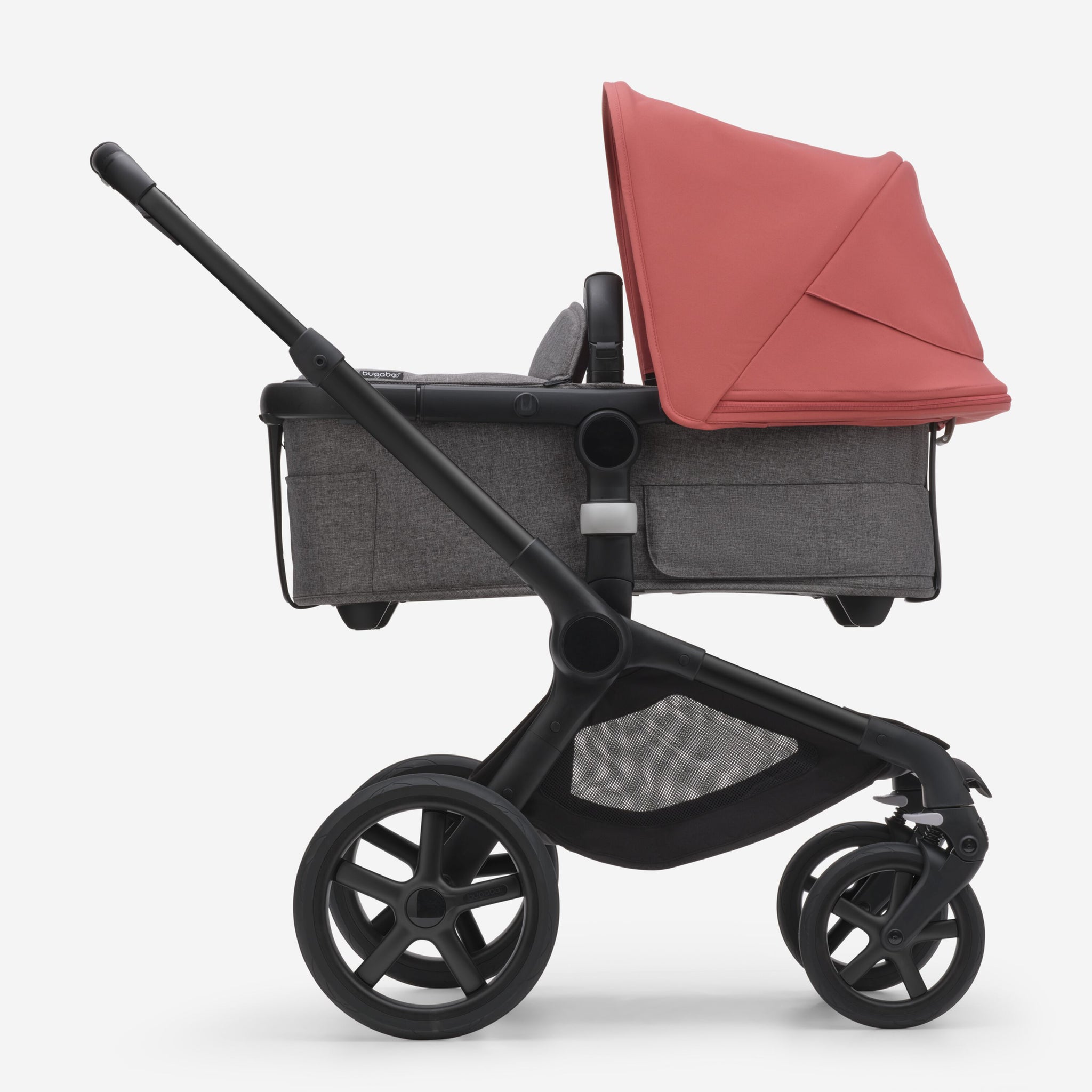 Bugaboo Fox 5 Kinderwagen mit Liegewanne und Sitz morgenrot